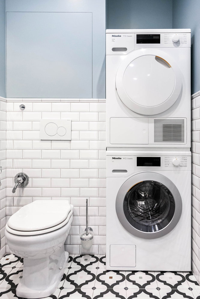 Фотография: Ванная в стиле Классический, Современный, Квартира, Проект недели, Москва, 3 комнаты, 60-90 метров, Евгения Постухова – фото на INMYROOM Фотография: Ванная в стиле Классический, Современный, Квартира, Проект недели, Москва, 3 комнаты, 60-90 метров, Евгения Постухова – фото на INMYROOM