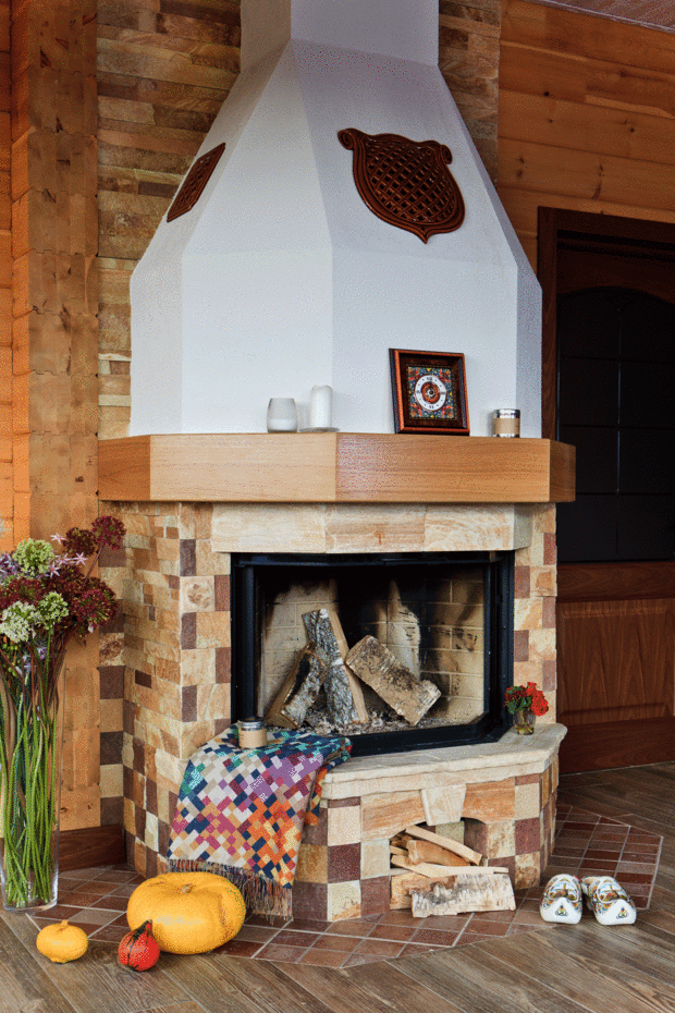 Фотография: Гостиная в стиле Эко, Дом, Подмосковье, Дом и дача, 4 и больше, Более 90 метров, Мария Бердникова – фото на INMYROOM