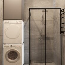 Фото из портфолио Проект однокомнатной квартиры – фотографии дизайна интерьеров на INMYROOM