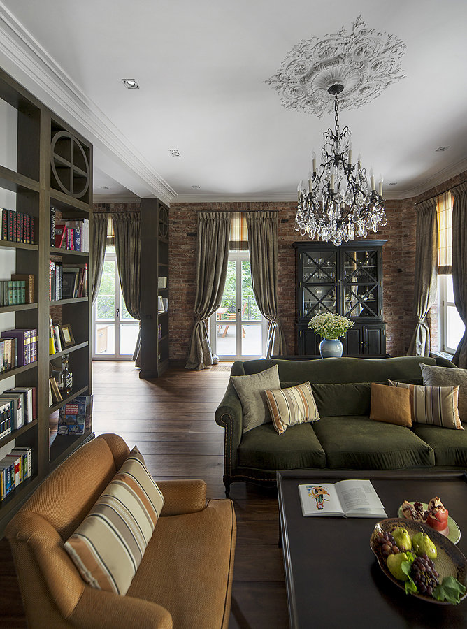 Фотография: Гостиная в стиле Прованс и Кантри, Квартира, Дома и квартиры, Проект недели – фото на INMYROOM Фотография: Гостиная в стиле Прованс и Кантри, Квартира, Дома и квартиры, Проект недели – фото на INMYROOM