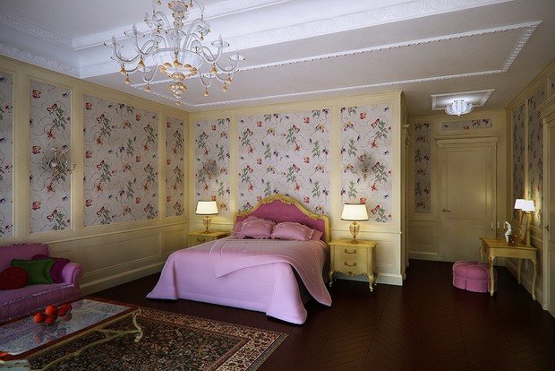 Фото из портфолио Спальня классическая. – фотографии дизайна интерьеров на INMYROOM
