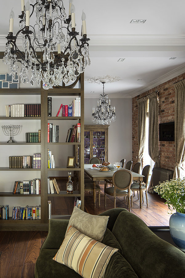 Фотография: Гостиная в стиле Прованс и Кантри, Квартира, Дома и квартиры, Проект недели – фото на INMYROOM