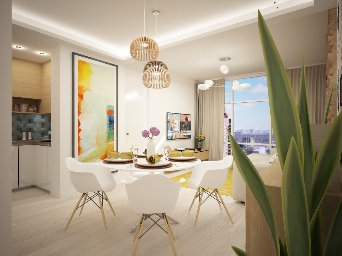 Фото из портфолио Квартира в Химках, 80 м2 – фотографии дизайна интерьеров на INMYROOM Фото из портфолио Квартира в Химках, 80 м2 – фотографии дизайна интерьеров на INMYROOM