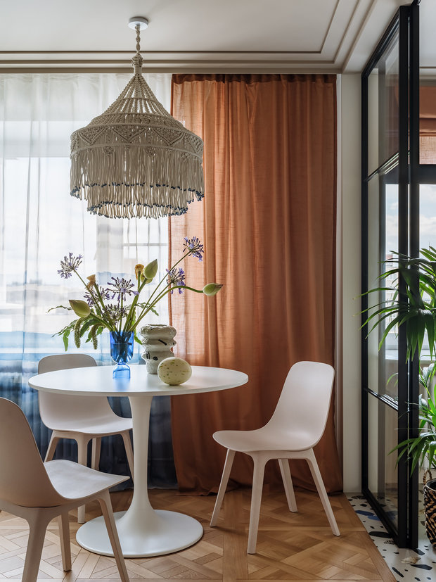 Фотография: Кухня и столовая в стиле Современный, Квартира, Проект недели, Санкт-Петербург, 3 комнаты, 40-60 метров, Петербург Дизайн, Анна Акшевская – фото на INMYROOM