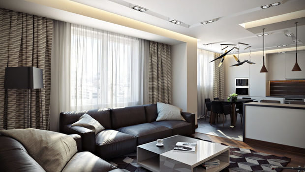Фото из портфолио ЖК «Утесов» 88 кв.м. – фотографии дизайна интерьеров на INMYROOM