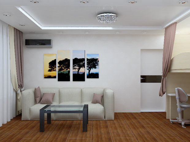 Фото из портфолио Однушка в химках – фотографии дизайна интерьеров на InMyRoom.ru