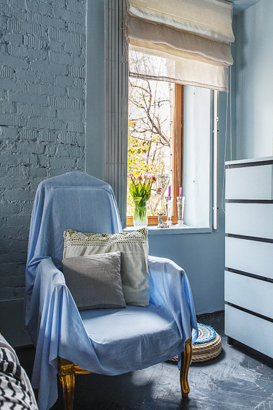 Фотография: в стиле , Эклектика, Квартира, Студия, Россия, Проект недели, Черный, Москва, Синий, Голубой, Герой InMyRoom, квартира дизайнера, Наталья Анахина, видео, Кирпичный дом, до 40 метров – фото на INMYROOM Фотография: в стиле , Эклектика, Квартира, Студия, Россия, Проект недели, Черный, Москва, Синий, Голубой, Герой InMyRoom, квартира дизайнера, Наталья Анахина, видео, Кирпичный дом, до 40 метров – фото на INMYROOM