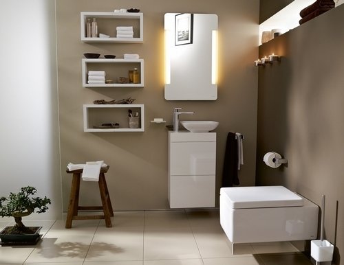 Фотография: Ванная в стиле Современный, Советы, маленькая ванная комната – фото на INMYROOM