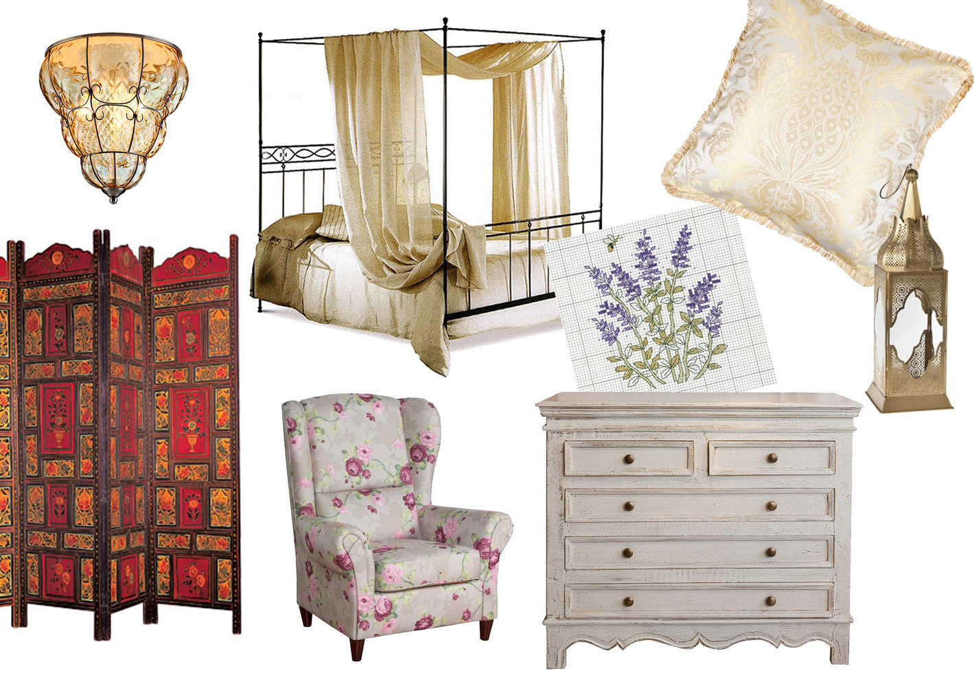 Фотография: Прочее в стиле , Спальня, Классический, Декор интерьера, Интерьер комнат, Прованс, Восток – фото на INMYROOM Фотография: Прочее в стиле , Спальня, Классический, Декор интерьера, Интерьер комнат, Прованс, Восток – фото на INMYROOM