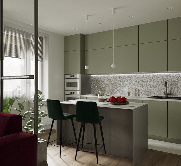 Фото из портфолио ЖК Н74, 81 кв.м – фотографии дизайна интерьеров на INMYROOM