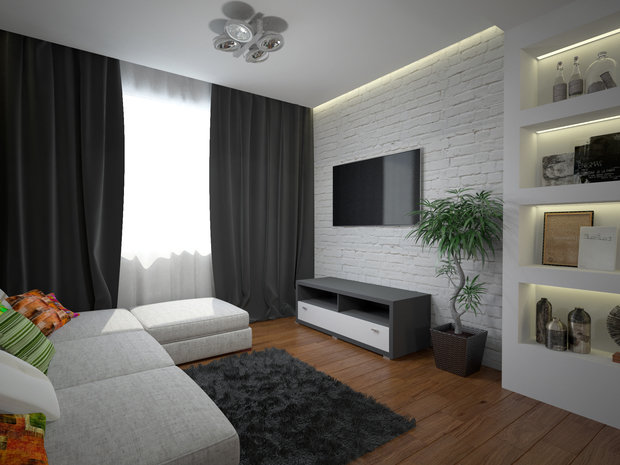Фото из портфолио Квартира 90 кв.м. – фотографии дизайна интерьеров на INMYROOM