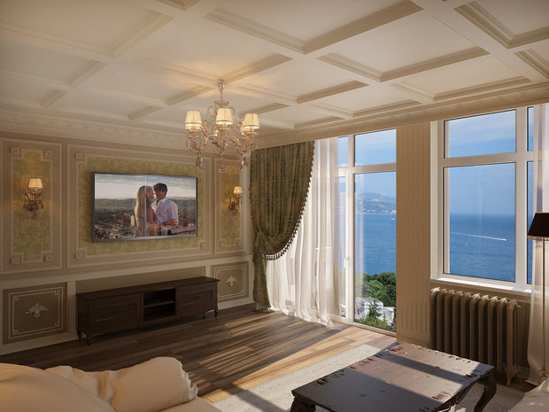 Фото из портфолио Гостиная отеля в Крыму – фотографии дизайна интерьеров на INMYROOM
