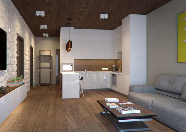 Фото из портфолио Neat Area 56m2 – фотографии дизайна интерьеров на INMYROOM