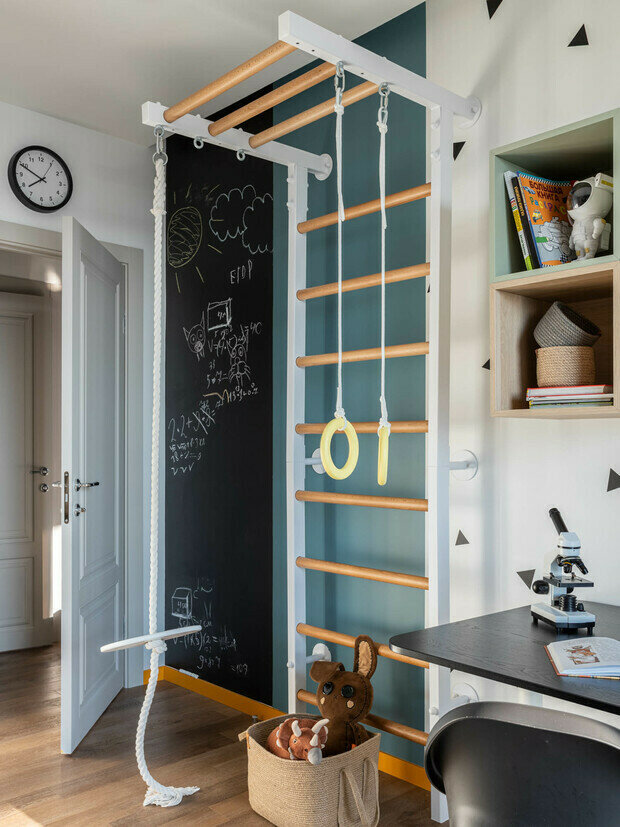 Фотография: Детская в стиле Современный, Эклектика, Винтажный, Проект недели – фото на INMYROOM