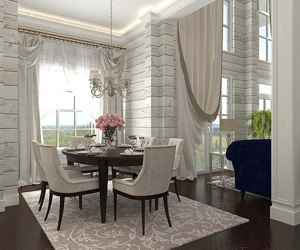 Фото из портфолио Загородный дом в МО – фотографии дизайна интерьеров на INMYROOM