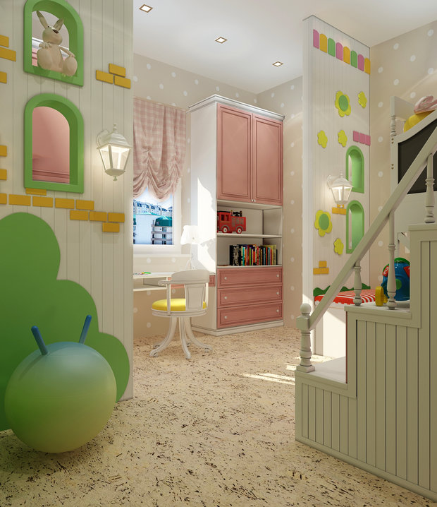 Фото из портфолио Детские – фотографии дизайна интерьеров на INMYROOM