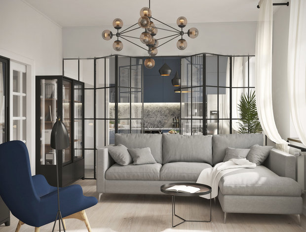 Фото из портфолио Квартира ЖК Донской Олимп – фотографии дизайна интерьеров на INMYROOM