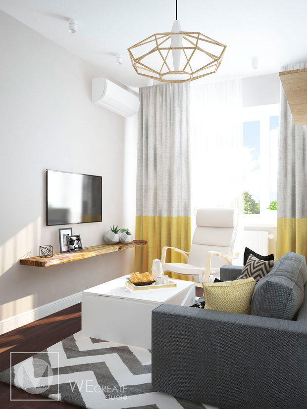 Фото из портфолио Smart-квартира в скандинавском стиле – фотографии дизайна интерьеров на INMYROOM