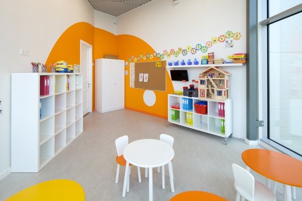 Фото из портфолио Детский центр. Кабинет Оранжевый – фотографии дизайна интерьеров на INMYROOM