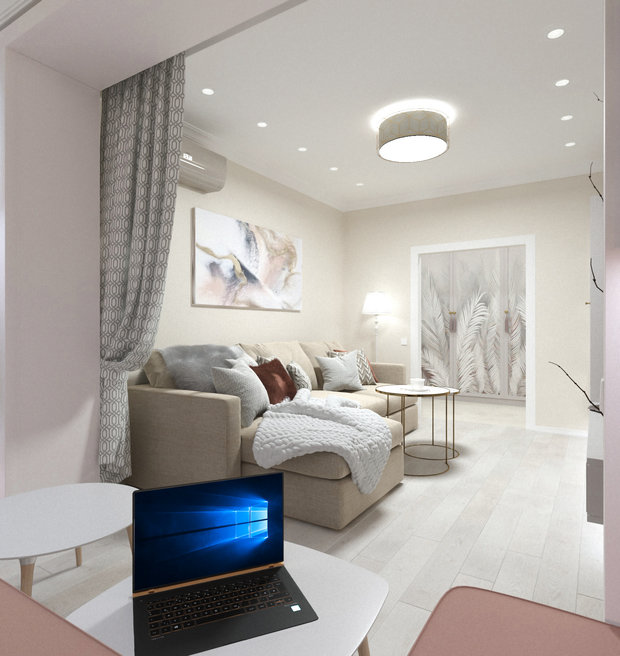 Фото из портфолио Романтичная квартира – фотографии дизайна интерьеров на INMYROOM