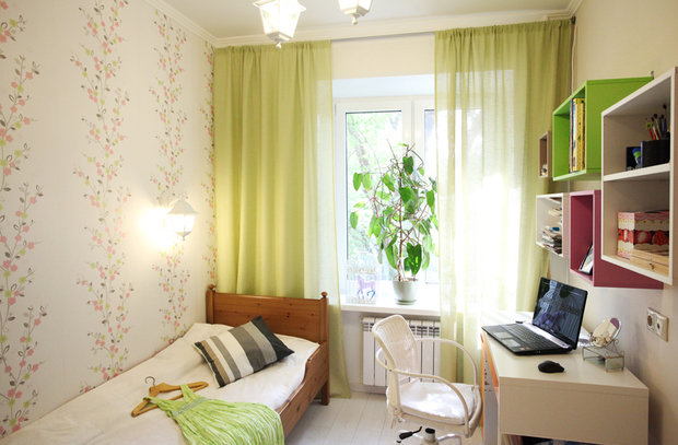 Фотография: Детская в стиле Скандинавский, Современный, Малогабаритная квартира, Квартира, Дома и квартиры – фото на INMYROOM