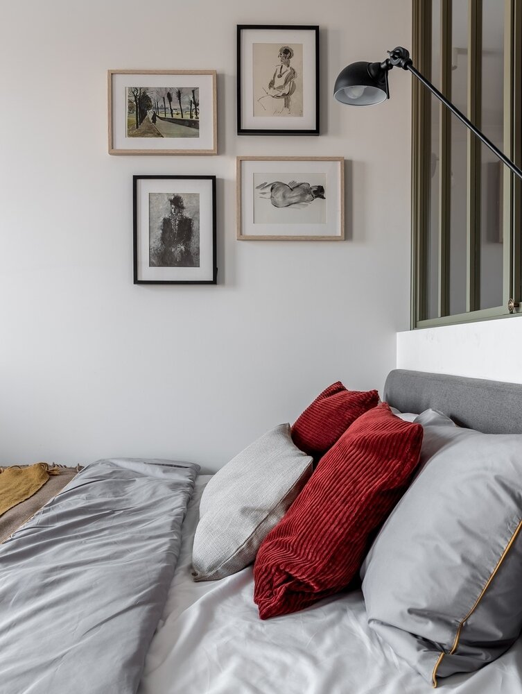 Фотография: Спальня в стиле Современный, Квартира, Проект недели, Самара, 2 комнаты, 40-60 метров, Virstak design – фото на INMYROOM Фотография: Спальня в стиле Современный, Квартира, Проект недели, Самара, 2 комнаты, 40-60 метров, Virstak design – фото на INMYROOM