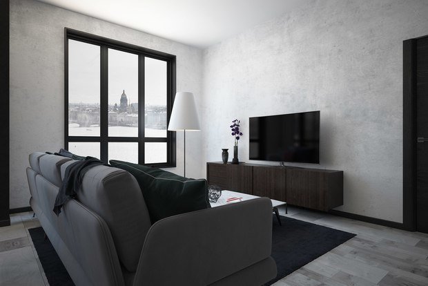 Фото из портфолио Гостиная, Riverside – фотографии дизайна интерьеров на INMYROOM