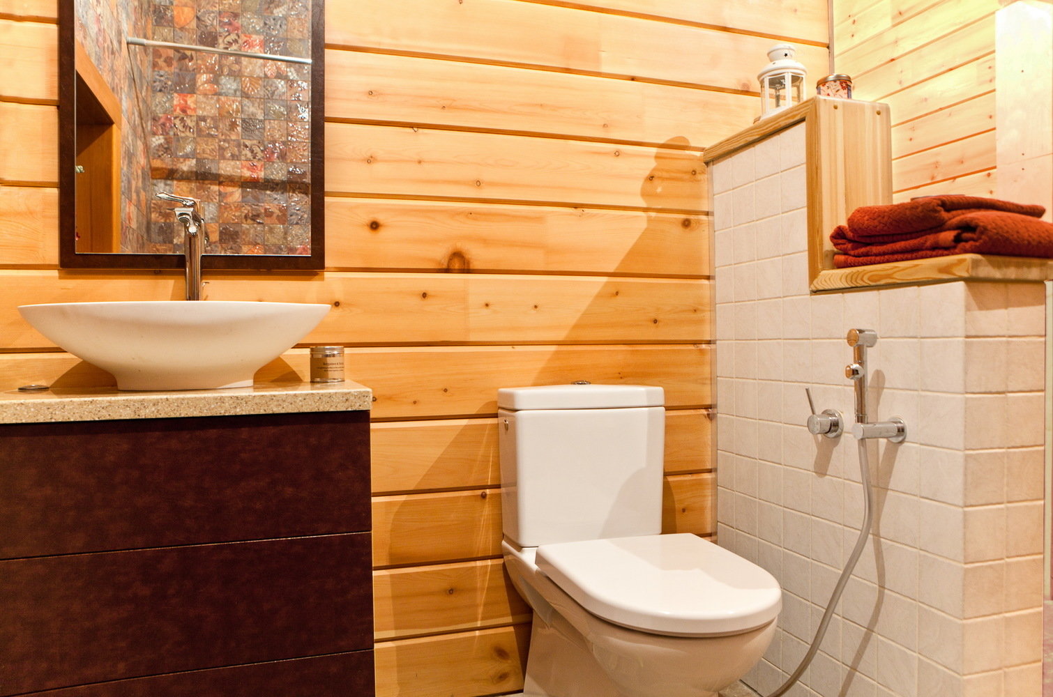 Фотография: Ванная в стиле Эко, Дом, Подмосковье, Дом и дача, 4 и больше, Более 90 метров, Мария Бердникова – фото на INMYROOM