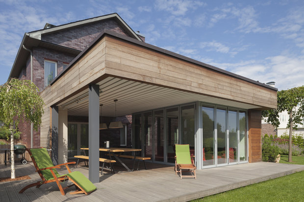 Фото из портфолио Пристройка к дому в поселке Новые Вешки – фотографии дизайна интерьеров на INMYROOM