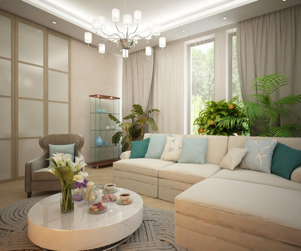 Фото из портфолио Загородный дом в поселке FORTOPS, 190 м2 – фотографии дизайна интерьеров на INMYROOM