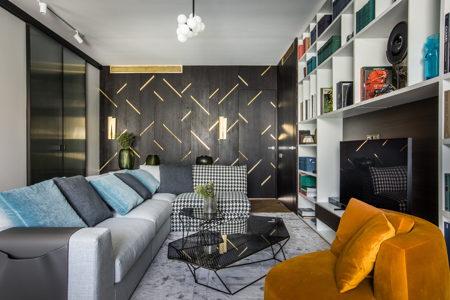 Фотография: Гостиная в стиле Современный, Квартира, Проект недели, Москва, Ольга Черненко, 4 и больше, Более 90 метров – фото на INMYROOM Фотография: Гостиная в стиле Современный, Квартира, Проект недели, Москва, Ольга Черненко, 4 и больше, Более 90 метров – фото на INMYROOM