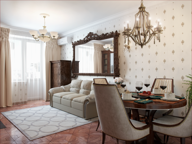 Фото из портфолио Дореволюционная классика – фотографии дизайна интерьеров на INMYROOM