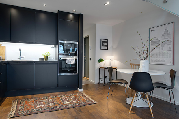 Фотография: Кухня и столовая в стиле Скандинавский, Современный, Квартира, Дома и квартиры, Стокгольм – фото на INMYROOM