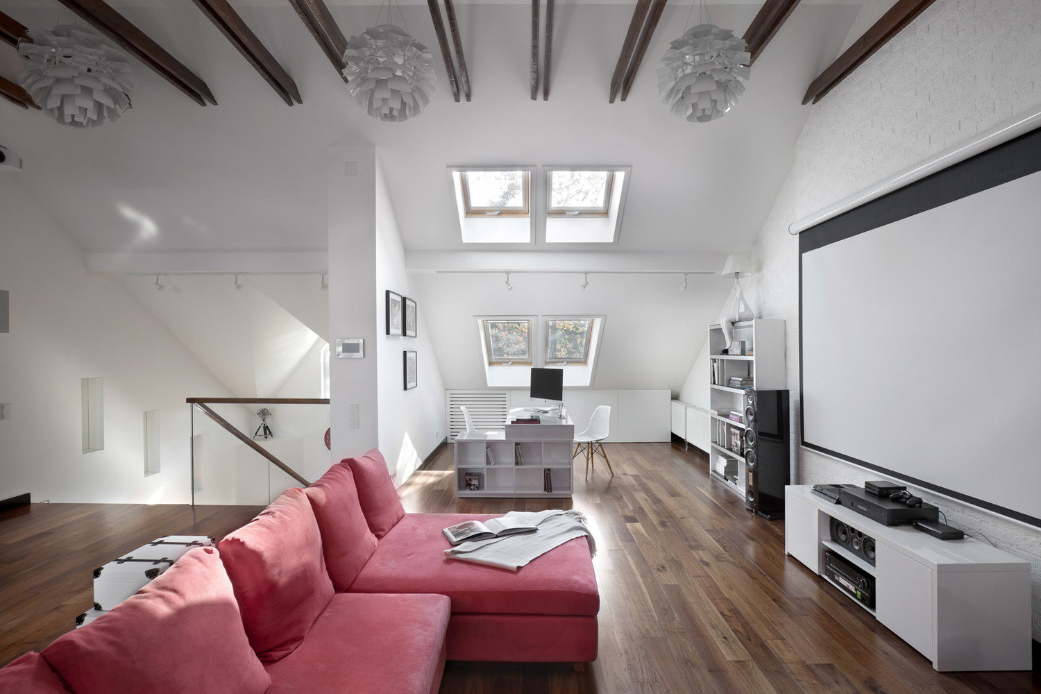 Фотография: Кабинет в стиле Скандинавский, Дом, Проект недели, Подмосковье, Таунхаус, Более 90 метров, Антонина Синчугова – фото на INMYROOM