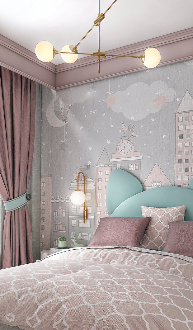 Фото из портфолио Детская комната  "Цвет океана" – фотографии дизайна интерьеров на INMYROOM