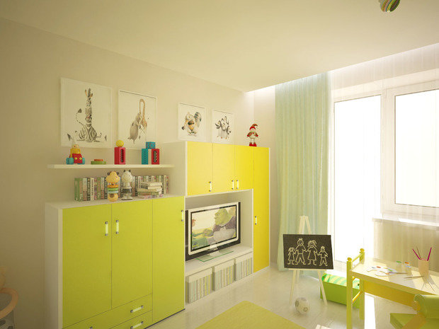 Фото из портфолио Детская – фотографии дизайна интерьеров на INMYROOM
