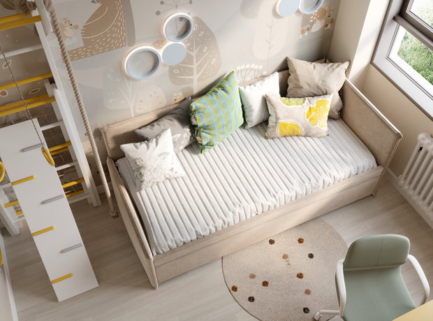 Фото из портфолио Квартира "Пейзаж в Горах" – фотографии дизайна интерьеров на INMYROOM