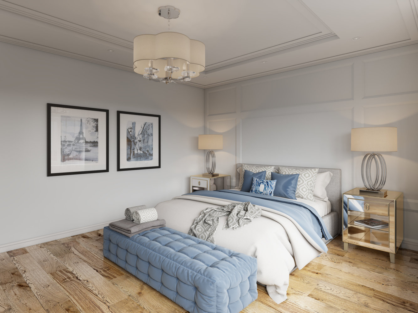 Фотография: Спальня в стиле Классический, Современный, Дом, Проект недели, Дом и дача, Павел Полынов, Ленинградская область, Студия Павла Полынова – фото на INMYROOM