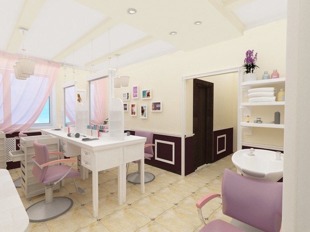 Фото из портфолио Салон красоты в пос. Солнечном. – фотографии дизайна интерьеров на INMYROOM