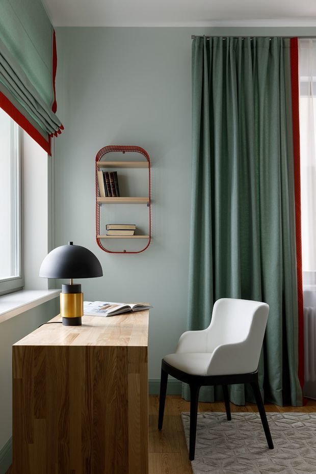 Фотография: Кабинет в стиле Современный, Квартира, Проект дня, Санкт-Петербург, 3 комнаты, Более 90 метров, Людмила Розводовская – фото на INMYROOM