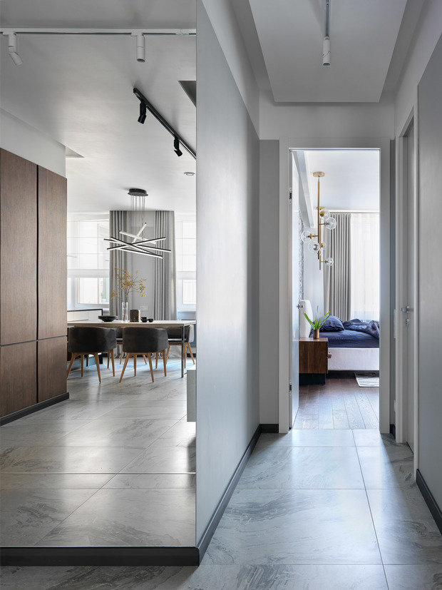 Фотография: Прихожая в стиле Минимализм, Квартира, Проект недели, Санкт-Петербург, 2 комнаты, 60-90 метров, TaupeHome – фото на INMYROOM