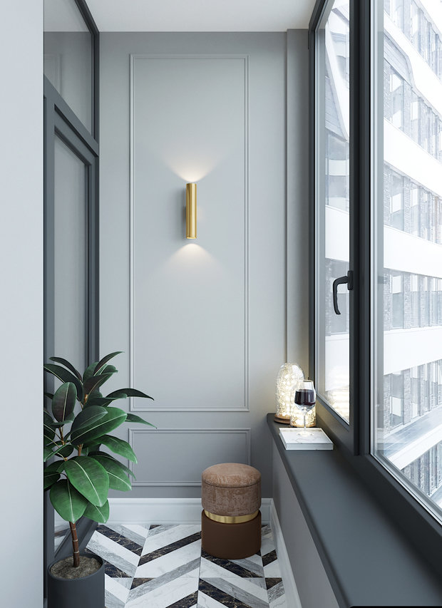 Фото из портфолио Дизайн однокомнатной квартиры 48 кв.м – фотографии дизайна интерьеров на INMYROOM