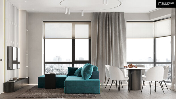 Фото из портфолио Welton 58 м2 – фотографии дизайна интерьеров на INMYROOM