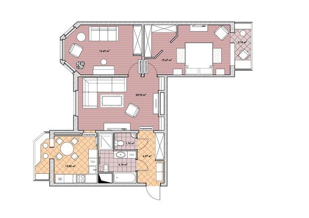 Фото из портфолио Нежное настроение – фотографии дизайна интерьеров на INMYROOM