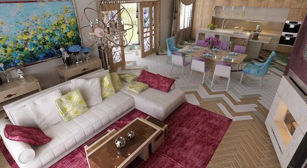 Фото из портфолио Интерьер для хорошего настроения – фотографии дизайна интерьеров на INMYROOM