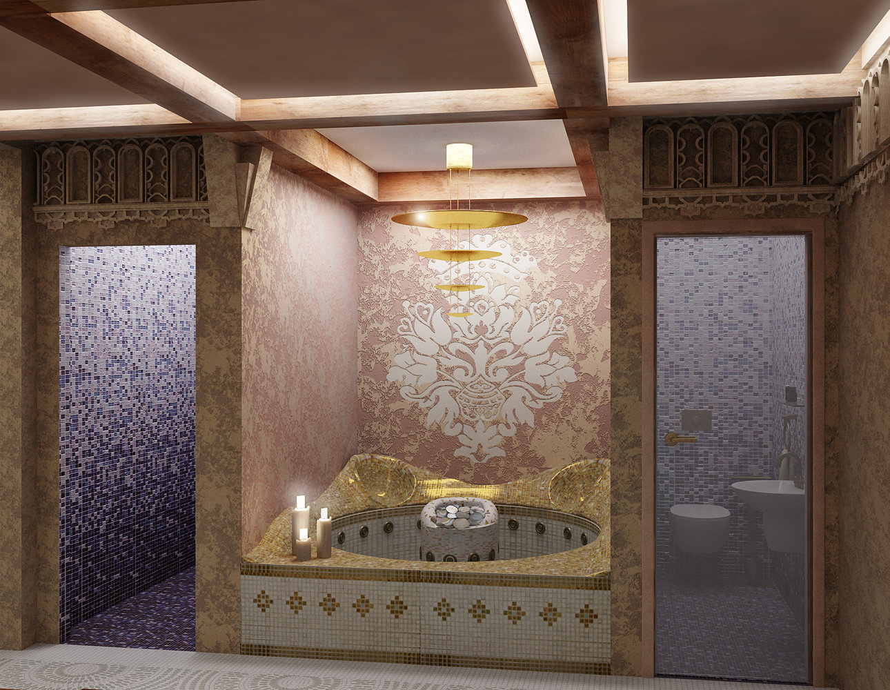 Фото из портфолио Частный «Spa-dom» в колониальном стиле – фотографии дизайна интерьеров на INMYROOM Фото из портфолио Частный «Spa-dom» в колониальном стиле – фотографии дизайна интерьеров на INMYROOM