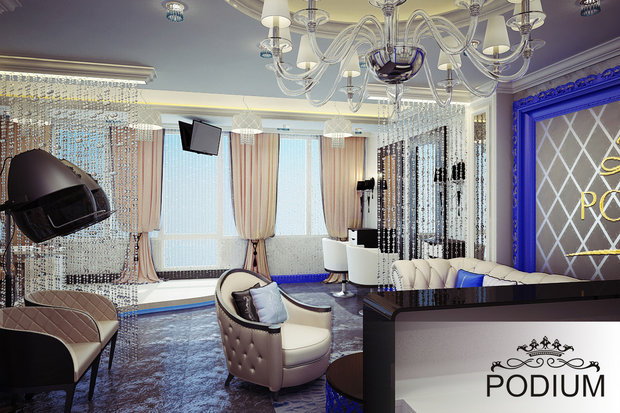 Фото из портфолио Салон красоты в гламурном стиле – фотографии дизайна интерьеров на INMYROOM