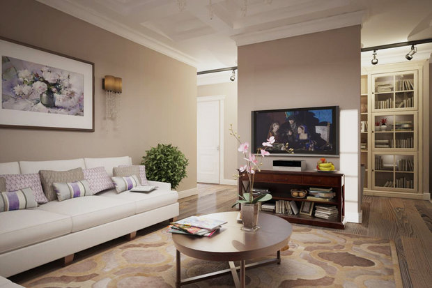 Фото из портфолио Квартира на набережной Яузы, 120 м2 – фотографии дизайна интерьеров на INMYROOM