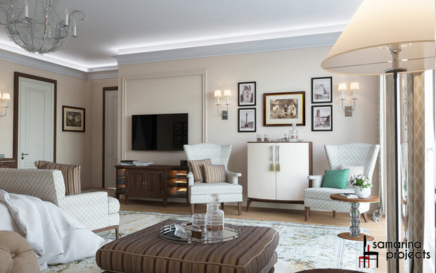 Фото из портфолио  "Атмосфера классики" – фотографии дизайна интерьеров на INMYROOM