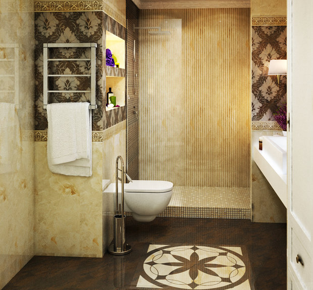 Фото из портфолио Ванные – фотографии дизайна интерьеров на INMYROOM